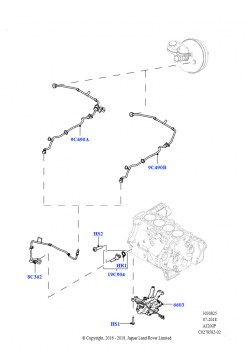 Вакуумное управл. и впуск воздуха (2,0 л I4 High DOHC AJ200, бензин, RHD, 2,0 л I4 Mid DOHC AJ200, бензин, RHD)