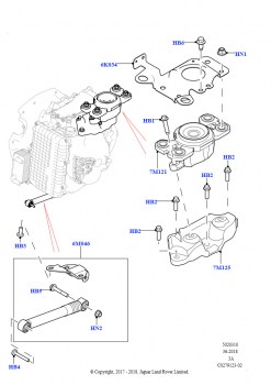 Опора коробки передач (2,0 л I4 High DOHC AJ200, бензин, Сборочный завод Хэйлвуд, 2,0 л I4 Mid DOHC AJ200, бензин, Сборочный завод Хэйлвуд)