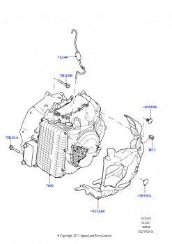 АКПП в сборе и привод спидометра (2,0 л I4 Mid DOHC AJ200, бензин, 9-ступенчат.автоматич. AWD, 2,0 л I4 High DOHC AJ200, бензин, 9-ступенчат.автоматич. AWD)