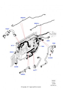 Трубопр.и шланги сист.охлажд. (2,0 л I4 High DOHC AJ200, бензин, Без активного подогрева коробки передач)