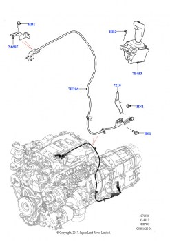 Перекл.пер.-Автомат.кор.пер. (8HP Gen3 Hybrid Trans)