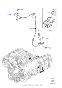 Перекл.пер.-Автомат.кор.пер. (5.0 бензиновый AJ133 DOHC CDA, 8-ступенч.авто.кор.пер.ZF 8HP70 4WD, 5.0L P AJ133 DOHC CDA S/C Enhanced, 8-ступенч.авто.кор.пер.ZF 8HP70 4WD)