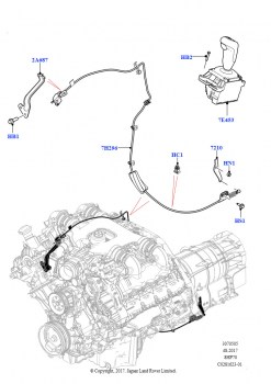 Перекл.пер.-Автомат.кор.пер. (4.4L DOHC DITC V8 Diesel, 8-ступенч.авто.кор.пер.ZF 8HP70 4WD)