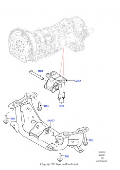 Опора коробки передач (2.0L AJ200P Hi PHEV)