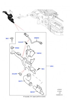 Вспомогательный циркуляционный насос охлаждающей жидкости (3.0L DOHC GDI SC V6 БЕНЗИНОВЫЙ, Доп.электр.насос охлаждающ.жидкости, 3.0 V6 D Gen2 Mono Turbo, Доп.электр.насос охлаждающ