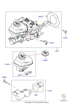 Электрический усилитель тормозов (2.0L AJ200P Hi PHEV)