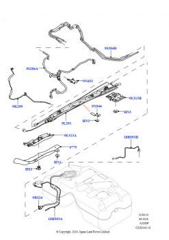 Топливные магистрали (2,0 л I4 Mid DOHC AJ200, бензин, Страна изготовления — Бразилия)