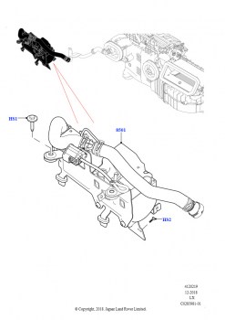 Вспомогательный циркуляционный насос охлаждающей жидкости (3.0 V6 D Low MT ROW, Доп.электр.насос охлаждающ.жидкости, 5,0 л OHC SGDI SC V8 бензин - AJ133, Доп.электр.насос охлаждающ