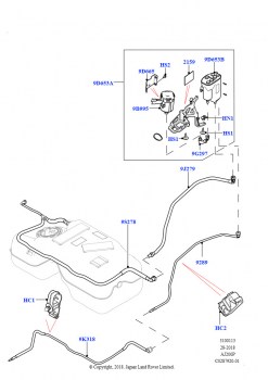 Угольный фильтр (2,0 л I4 High DOHC AJ200, бензин, Заливн.горл.топл.бака-неэтил.топл., 2,0 л I4 Mid DOHC AJ200, бензин, Заливн.горл.топл.бака-неэтил.топл.)