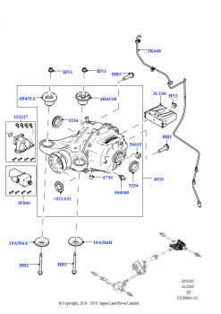 Задний мост (Сборка на заводе в г. Нитра, Электронн.блокировка дифференциала)