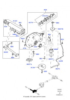 Картер переднего моста (Сборка на заводе в г. Нитра, 2,0 л I4 High DOHC AJ200, бензин, 3.0L DOHC GDI SC V6 БЕНЗИНОВЫЙ)