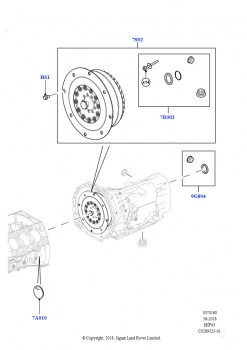 Гидротрансформатор (Сборка на заводе в г. Нитра, 8-ступенчатая АКПП ZF 8HP45)