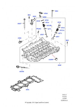 Головка цилиндров (Сборка на заводе в г. Нитра, 2,0 л I4 High DOHC AJ200, бензин)
