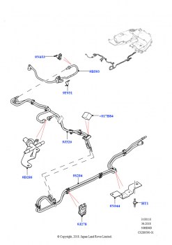Топливные магистрали (Сборка на заводе в г. Нитра, Передний, 3.0L DOHC GDI SC V6 БЕНЗИНОВЫЙ)