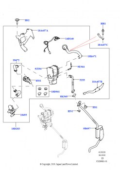 Доп.парковочн.отопит. на топливе (Сборка на заводе в г. Нитра, 2,0 л I4 DSL MID DOHC AJ200, Топл.отопит.с функц. стоян.отоплен., 2,0 л I4 DSL MID DOHC AJ200, Подогр.топл.с парк.ото