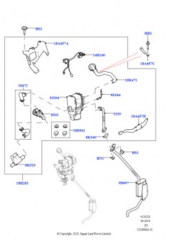 Доп.парковочн.отопит. на топливе (Сборка на заводе в г. Нитра, 2,0 л I4 DSL MID DOHC AJ200, С отопителем, работающим на топливе, 3.0 V6 D Gen2 Mono Turbo, С отопителем, работающим 