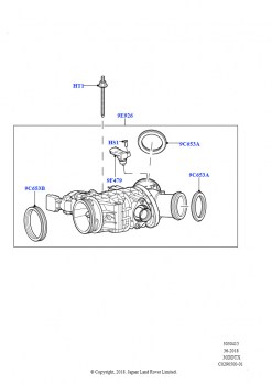 Корпус дроссельной заслонки (Сборка на заводе в г. Нитра, 3.0 V6 D Low MT ROW)