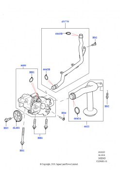 Масляный насос (Сборка на заводе в г. Нитра, 3.0L DOHC GDI SC V6 БЕНЗИНОВЫЙ)