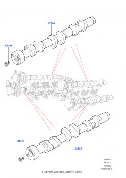 Распределительный Вал (Сборка на заводе в г. Нитра, 3.0L DOHC GDI SC V6 БЕНЗИНОВЫЙ)