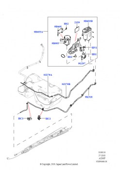 Топливные магистрали (2,0 л I4 Mid DOHC AJ200, бензин, 2,0 л I4 High DOHC AJ200, бензин)