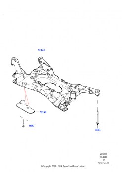 Перед.поперечина+штанга стабилизат. (ПопереЧина, Сборочный завод Хэйлвуд)