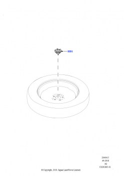 Держатель запасного колеса (Сборочный завод Хэйлвуд, С 18