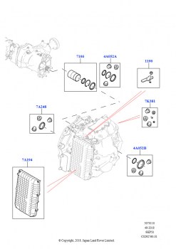 Внешние эл-ты коробки передач (9 Speed Auto Trans 9HP50, Сборочный завод Хэйлвуд)