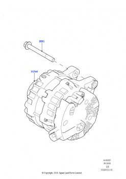 Генератор и опоры (2,0 л I4 DSL MID DOHC AJ200, Страна изготовления — Бразилия, 2.0L I4 DSL HIGH DOHC AJ200, Страна изготовления — Бразилия, 2,0 л I4 Mid DOHC AJ200, бензин, Страна