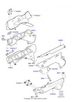 Выпускной коллектор (5.0L P AJ133 DOHC CDA S/C Enhanced)