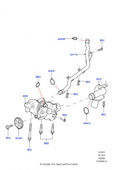 Масляный насос (5.0L P AJ133 DOHC CDA S/C Enhanced)