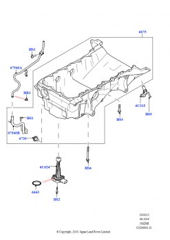 Масл. картер/указат. уровня масла (5.0L P AJ133 DOHC CDA S/C Enhanced)