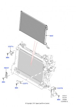 Радиатор/расшр.бачок для охл.жидк. (5.0L P AJ133 DOHC CDA S/C Enhanced)