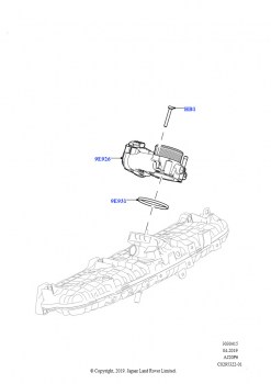 Корпус дроссельной заслонки (3.0L AJ20P6 Petrol High)