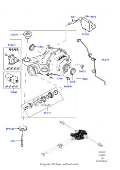 Задний мост (5.0L P AJ133 DOHC CDA S/C Enhanced)