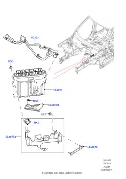 Модули и датчики двигателя (3.0L AJ20P6 Petrol High)