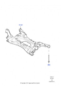 Перед.поперечина+штанга стабилизат. (ПопереЧина, Изготовитель - Changsu (Китай))