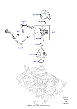 ТНВД, установл. на двигат. (1.5L AJ20P3 Petrol High, 8 Speed Automatic Trans 8G30, Изготовитель - Changsu (Китай))