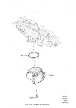Корпус дроссельной заслонки (2.0L AJ20P4 Petrol Mid NFE, Изготовитель - Changsu (Китай))