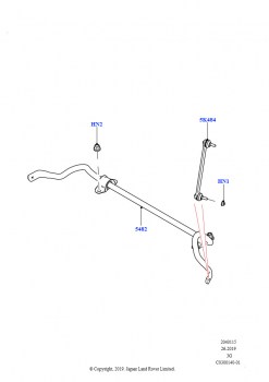 Перед.поперечина+штанга стабилизат. (Стабилизатор поперечной устойчивости, Изготовитель - Changsu (Китай))