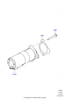 Стартер (Сборка на заводе в г. Солихалл, 2.0L AJ200P Hi PHEV)