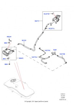 Угольный фильтр (1.5L AJ20P3 Petrol High PHEV, Сборочный завод Хэйлвуд)