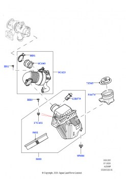 Воздушный фильтр (2.0L AJ20P4 Petrol E100 NFE, Страна изготовления — Бразилия)