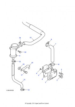 Сапун двигателя (2.5L 200 Tdi)