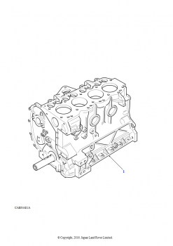 Двигатель короткий (2.5L 300 Tdi)