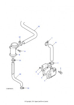 Сапун двигателя (2.5L 300 Tdi)