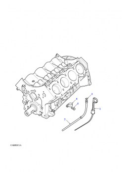 Щуп и трубка (V8, EFI, бензин)