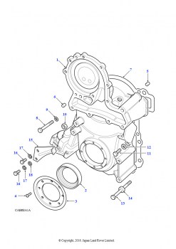 Передняя крышка (V8, EFI, бензин)