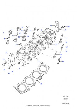 Головка блока цилиндров 3.9 (3,9 л V8 EFI бензин)