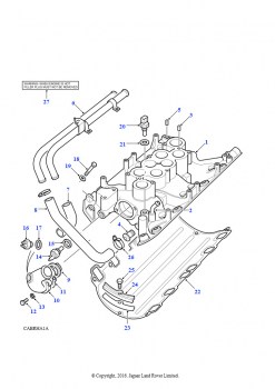 Впускной коллектор (Бензин V8 L/R EFI)