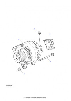 Генератор переменного тока Magneti Marreli A127 (V8, EFI, бензин)